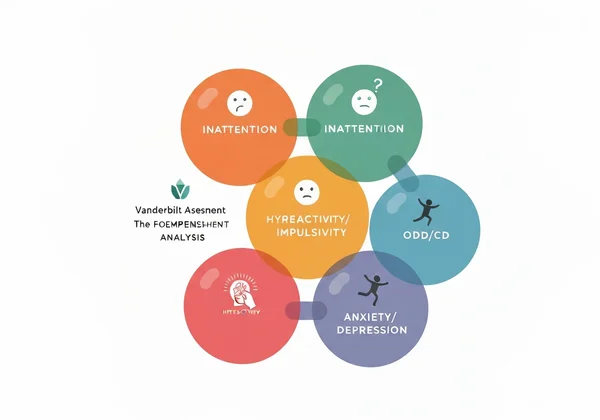 Diagram of Vanderbilt assessment domains