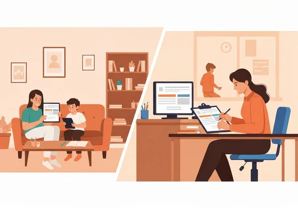 Parent and teacher forms for child behavior assessment