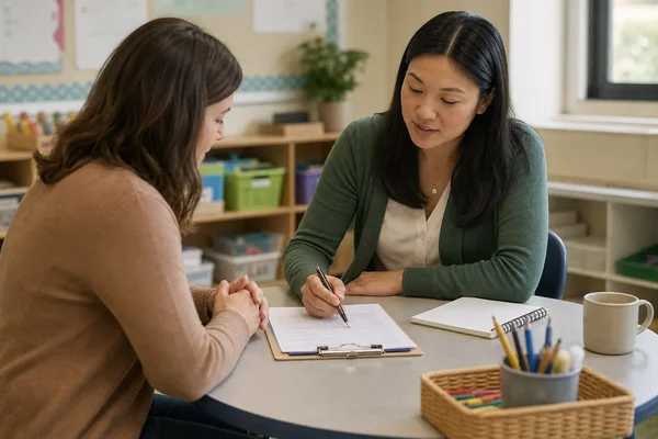 Parent teacher observation notes