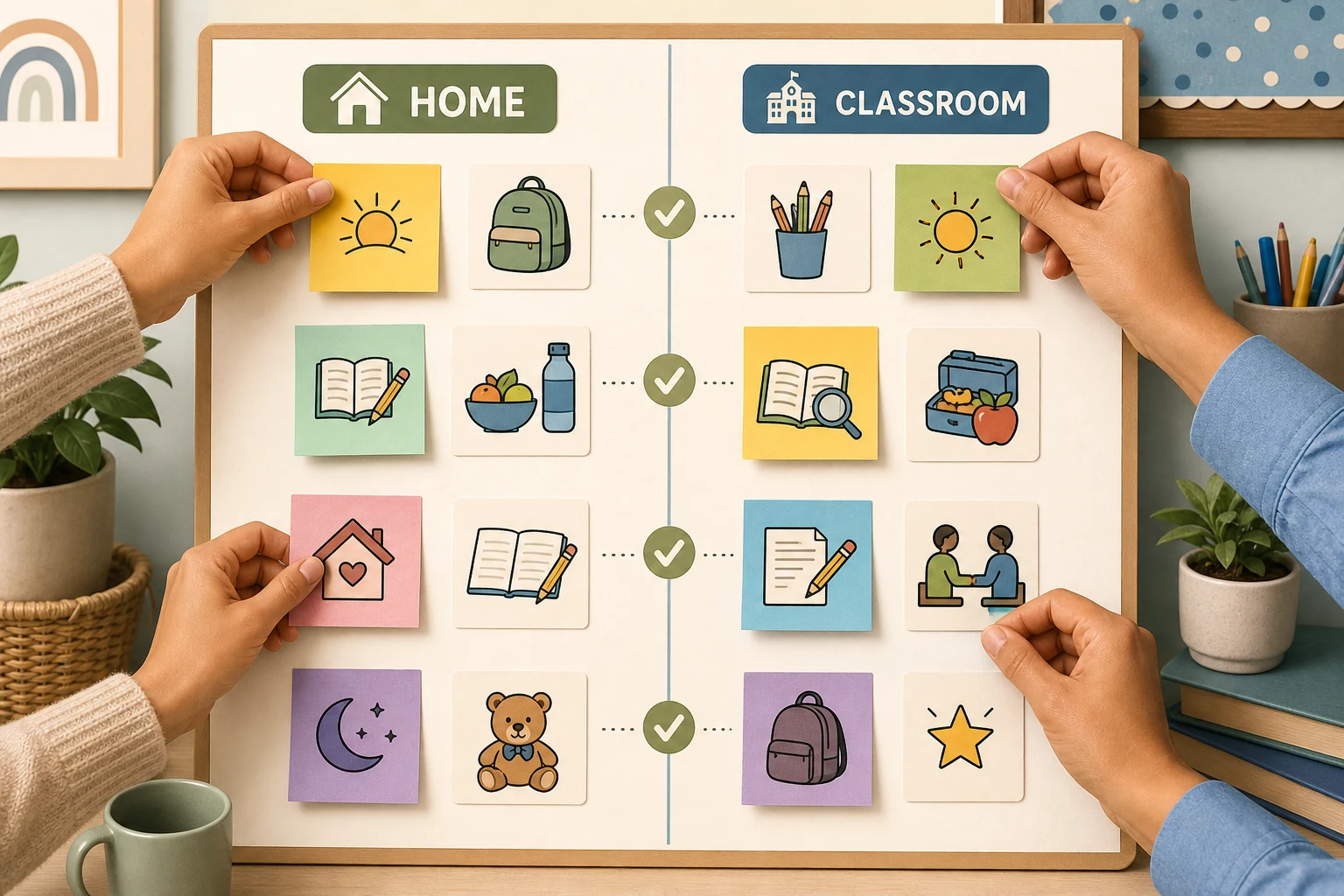 Home and school ADHD planner