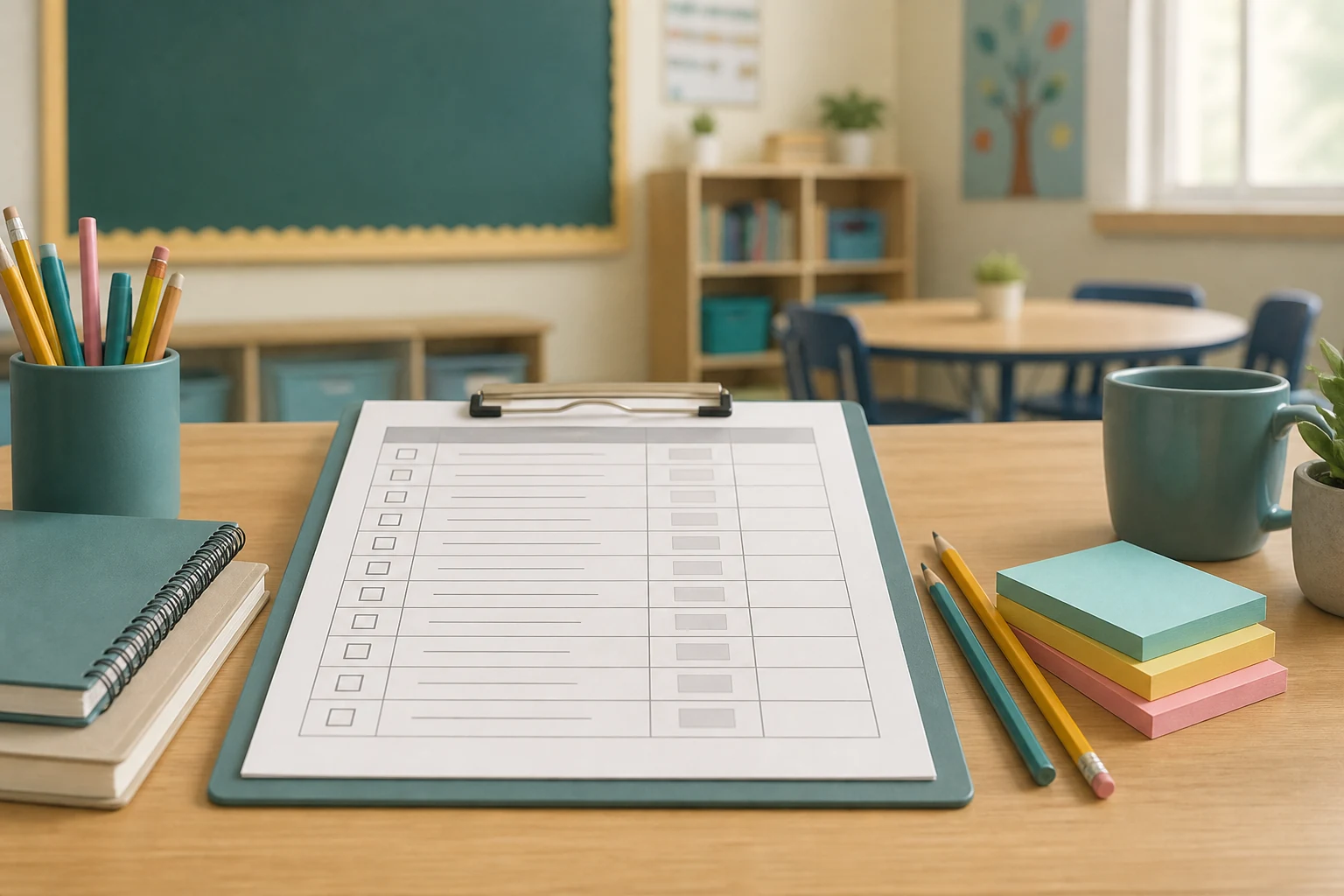 Teacher form classroom notes